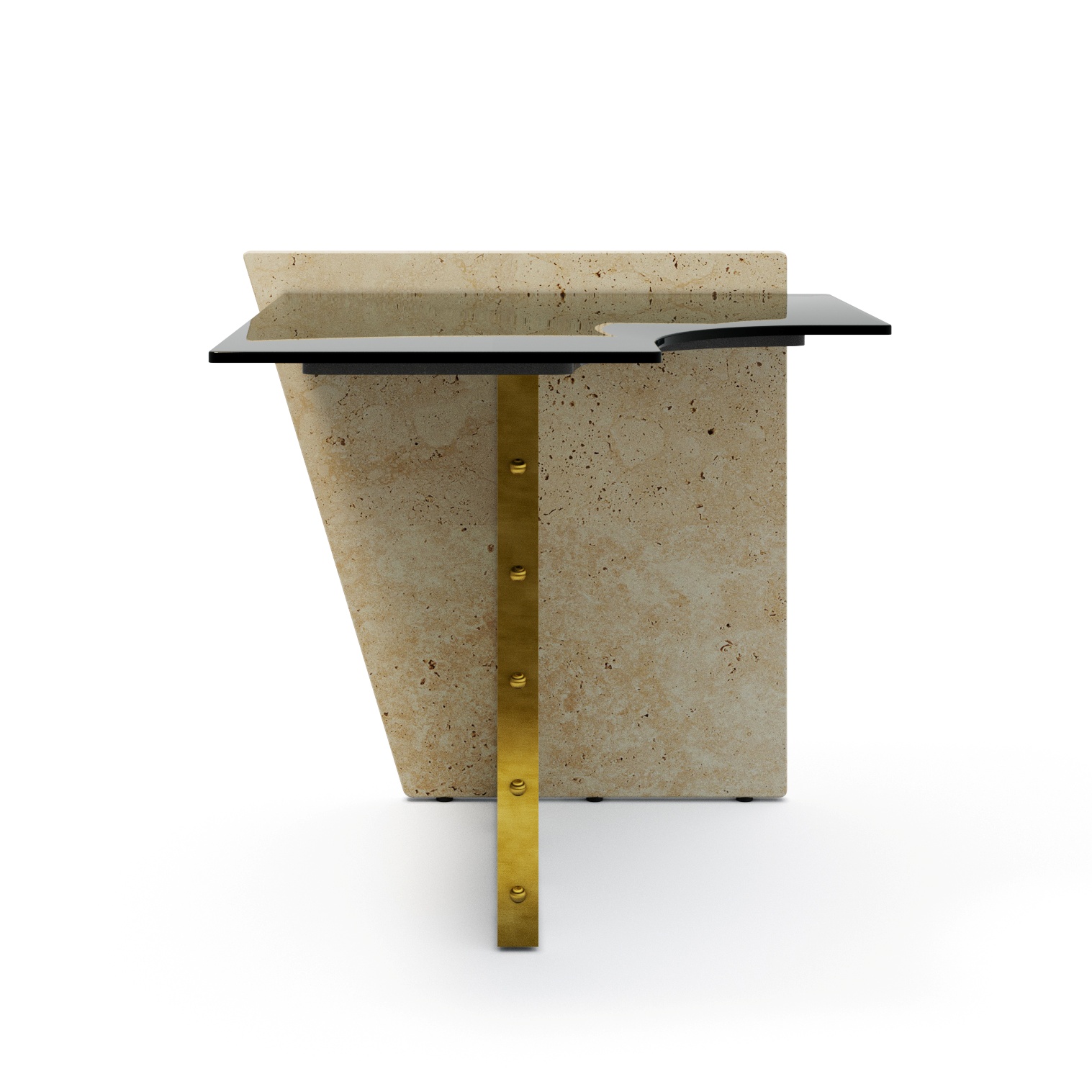 Shield - Tavolino basso sagomato